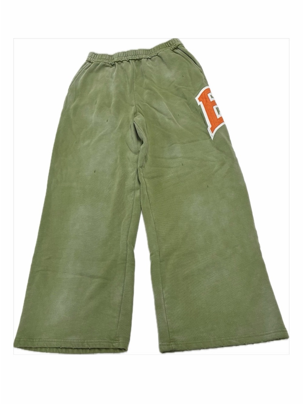 NEW Elwood Men’s 100% Cotton Green Wide-Leg Fireside Sweatpants Size Small